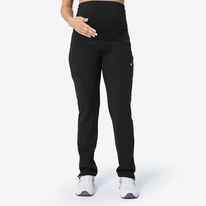 FIGS Women’s Black Yola 2.0 Maternity Scrub Pant